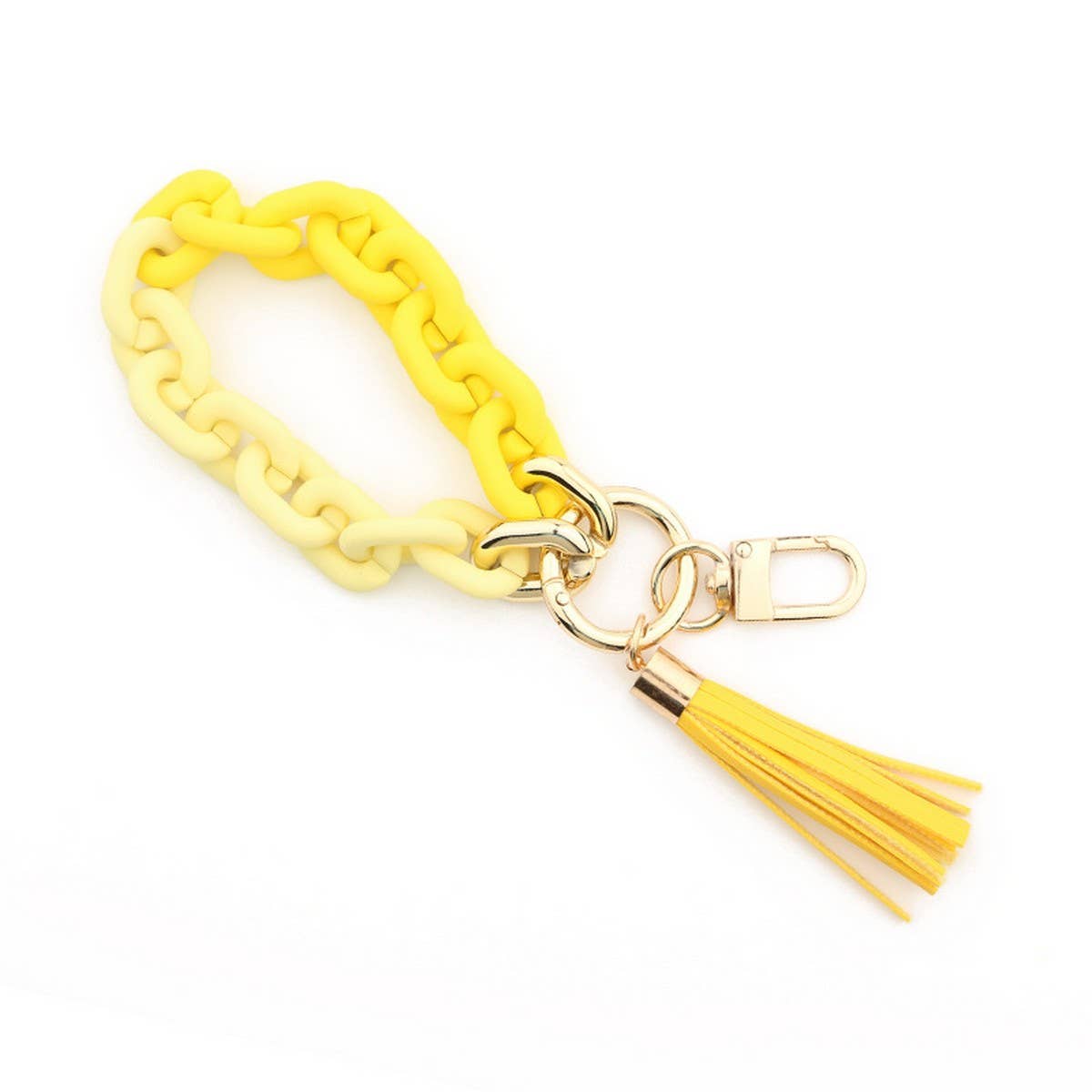 Acrylic Bracelet Keychain for Women,Colorful Beaded_CWAB5009