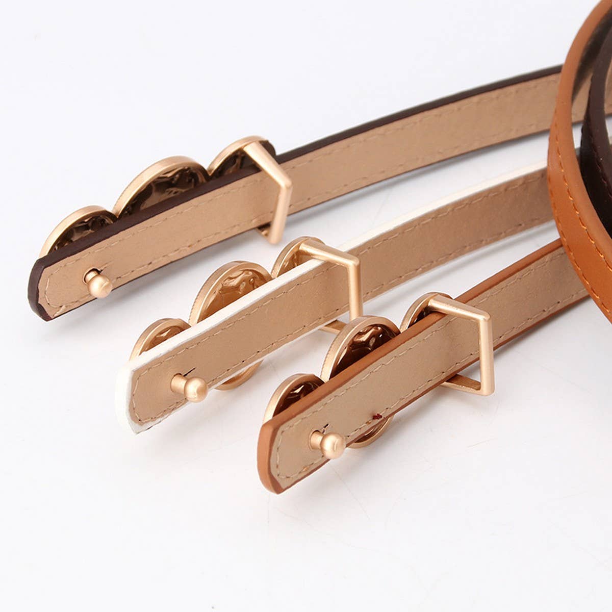 CLASSIC VINTAGE PORTRAIT BUCKLE THIN BELT_CWABE0403