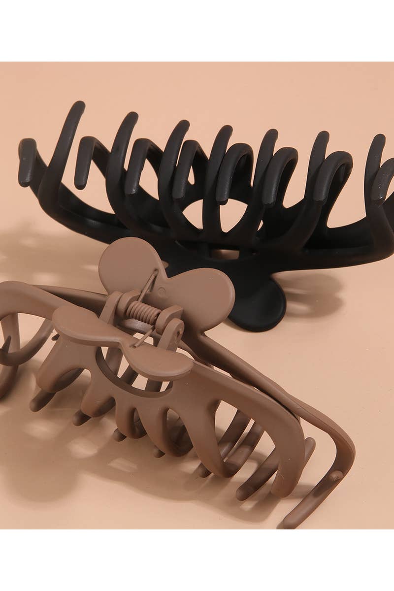 12CMPlastic Hair Clip,Classic High Bun Shark Clip_CWAHA0096