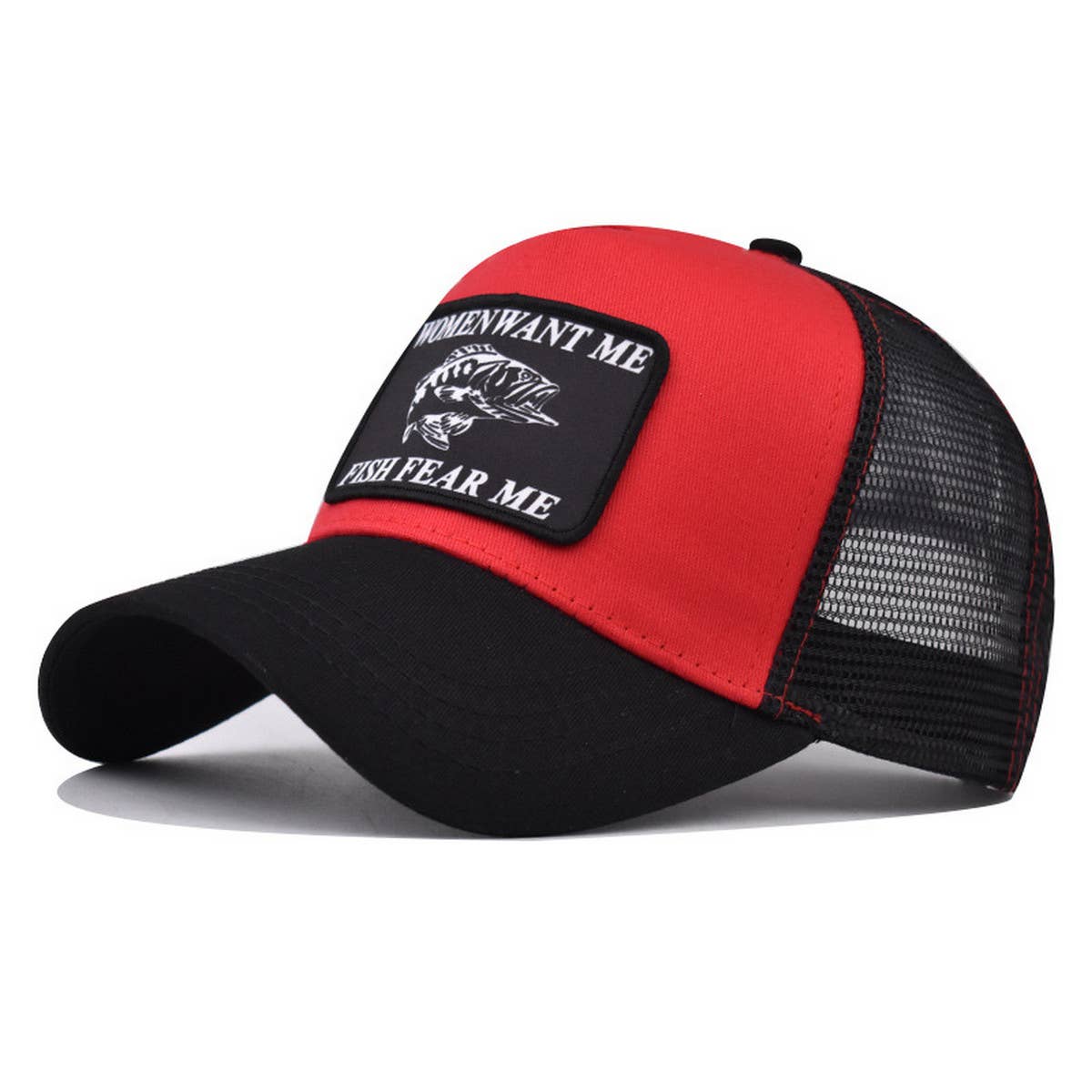 ANIMAL EMBROIDERED BREATHABLE MESH TRUCKER HAT_CWAH1359