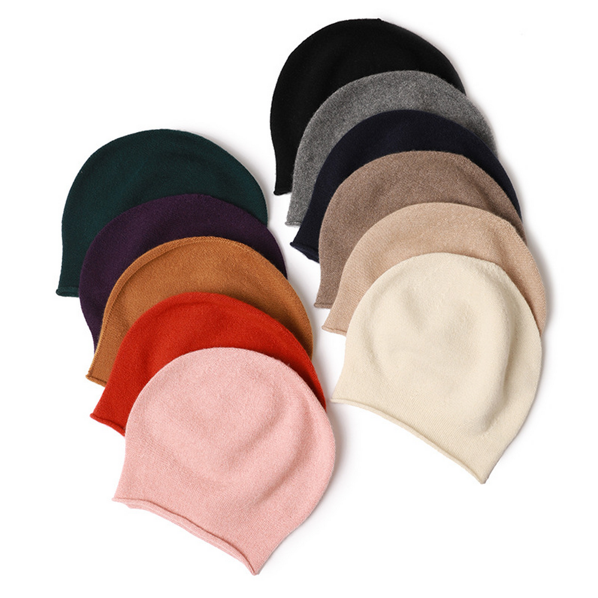 Women??¢s Knit Beanie ??Warm Cashmere Cuffed Hat_CWAH3993
