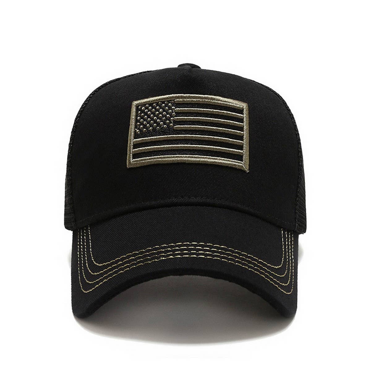 SUMMER MESH HAT EMBROIDERED BASEBALL CAP_CWAH0947
