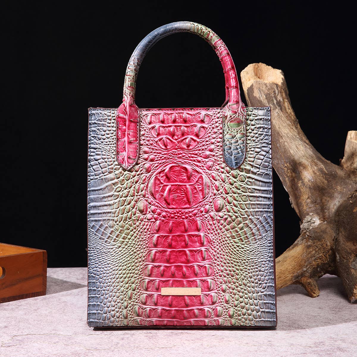 RETRO COLOR LARGE CAPACITY SHOULDER BAG_CWAB0924