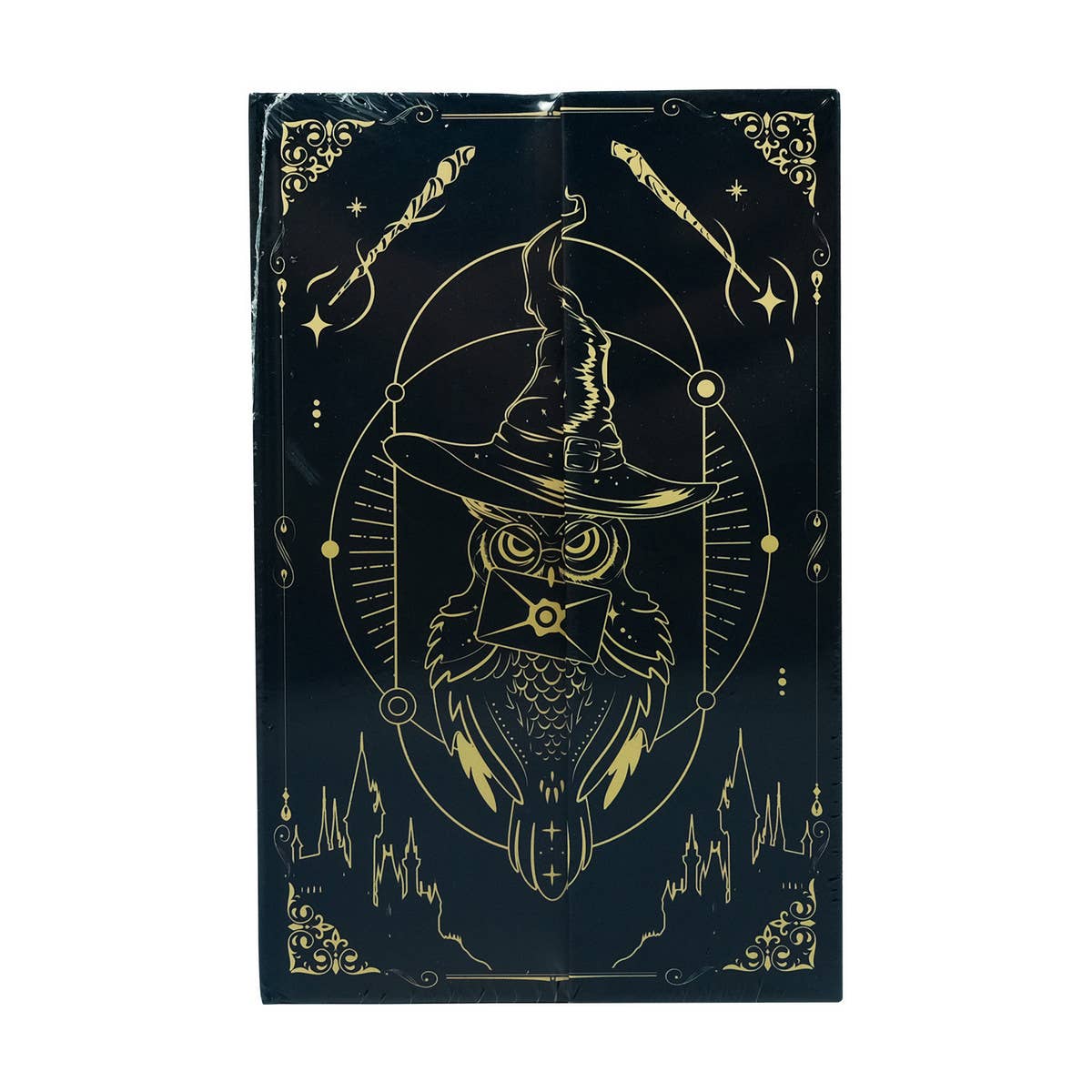 MAGIC OWL HARDCOVER PATTERN NOTEBOOK