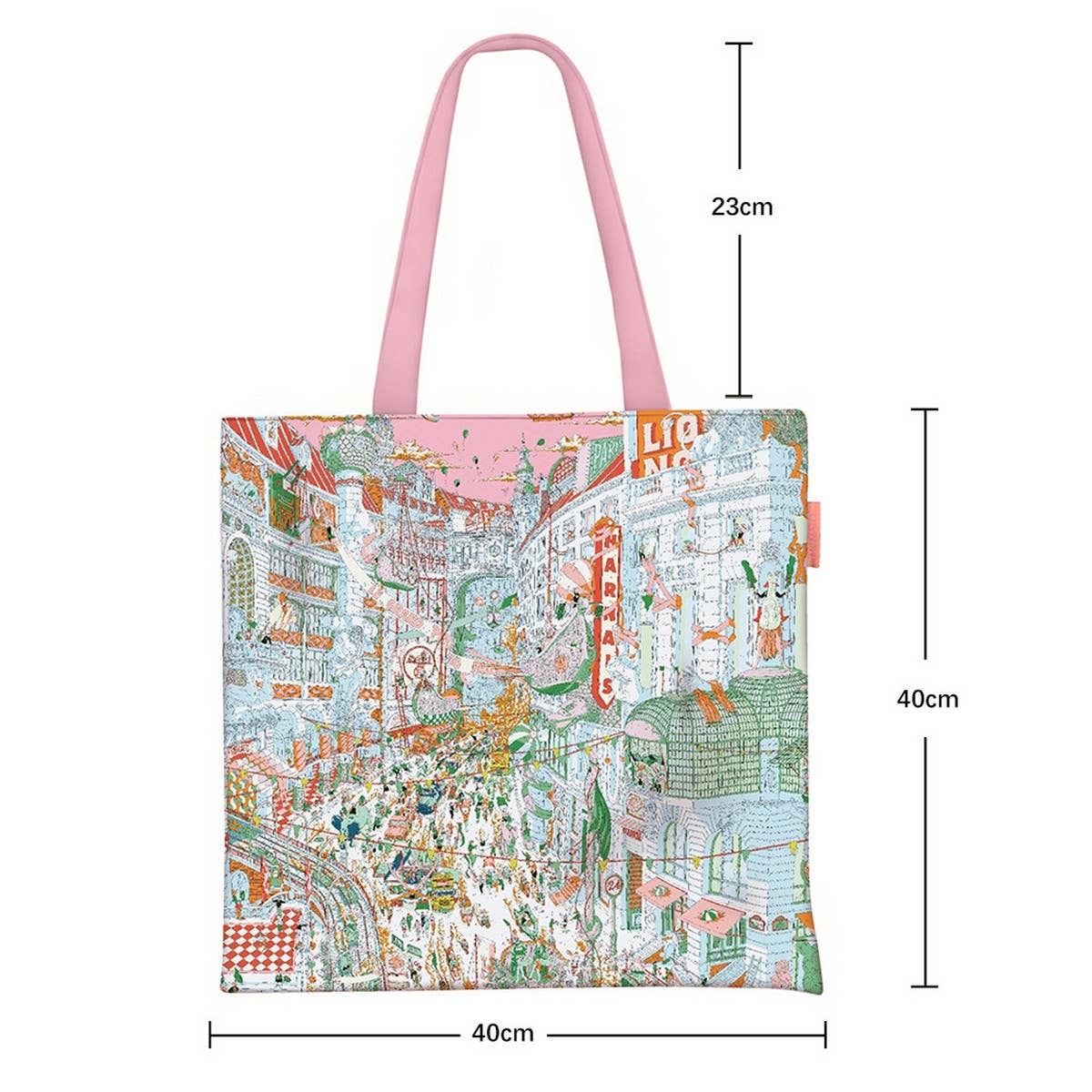 Student Canvas Tote Bag, Spacious Design_CWAB5138