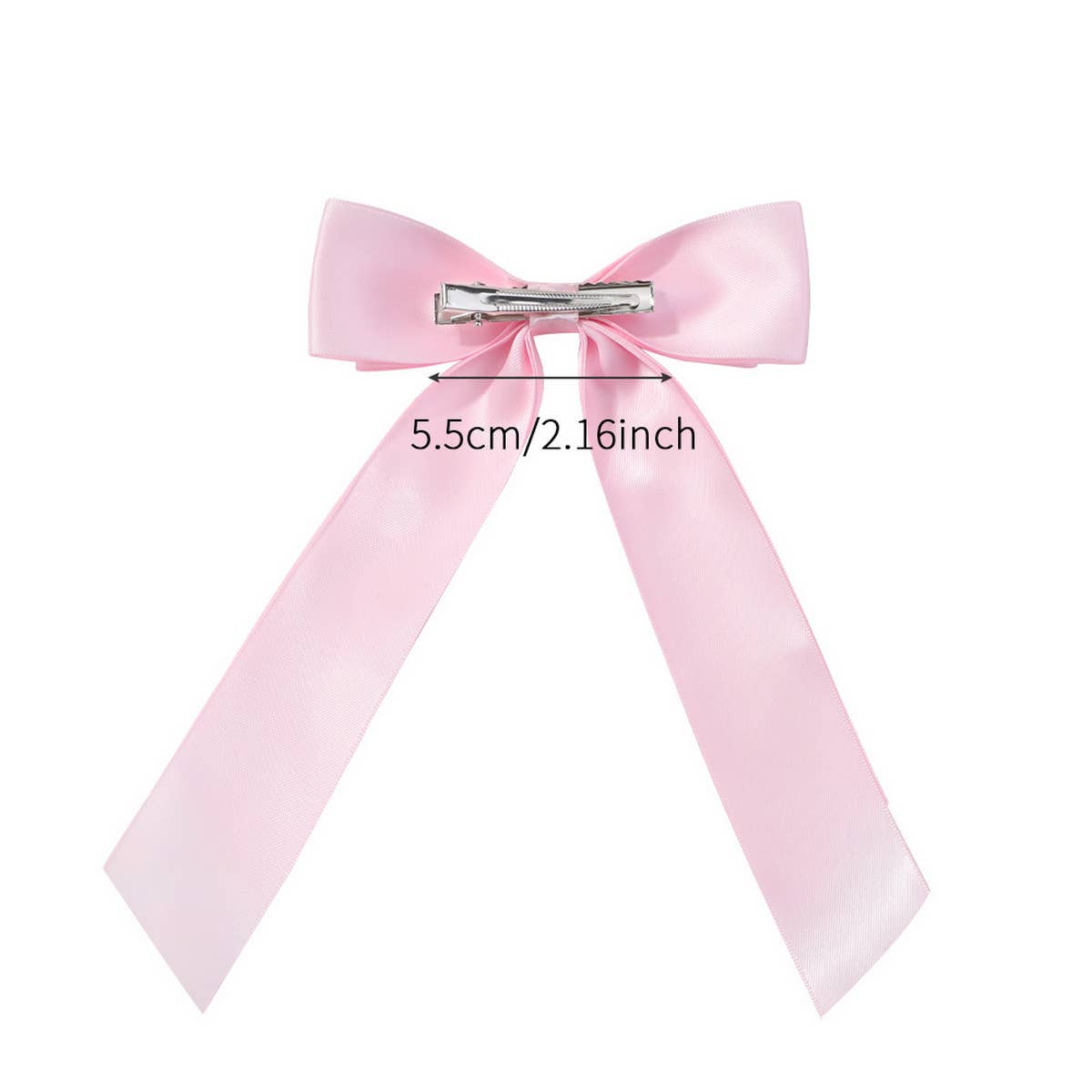 CHILDREN'S CANDY COLOR RIBBON BOW HAIRPIN