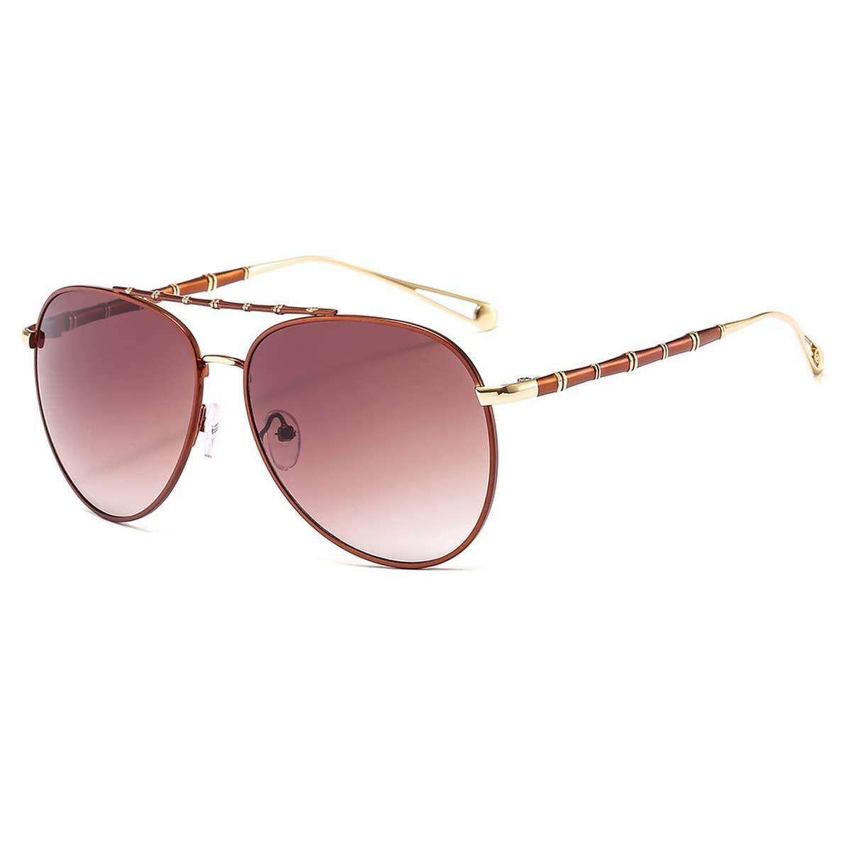 Men¡¯s High-Quality Double Bridge Metal Sunglasses