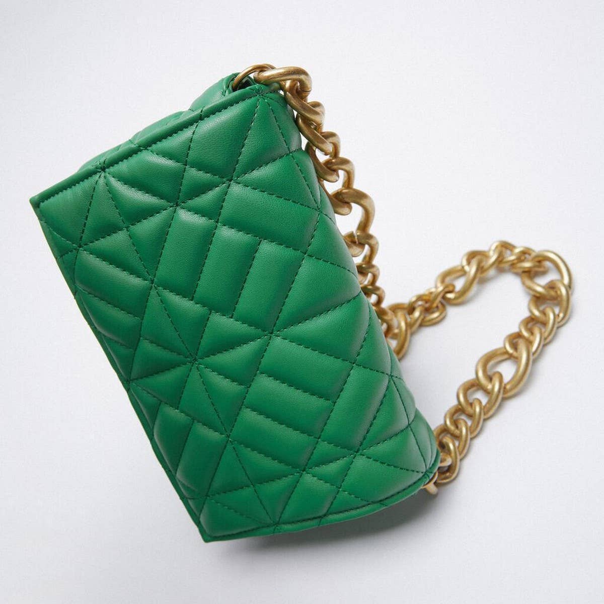 POPULAR THICK CHAIN CROSSBODY SHOULDER DIAMOND BAG_CWAB3422