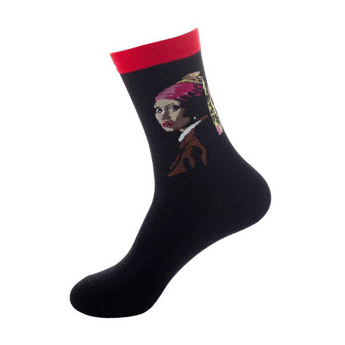AUTUMN AND WINTER OIL PAINTING SOCKS_CWMS1003
