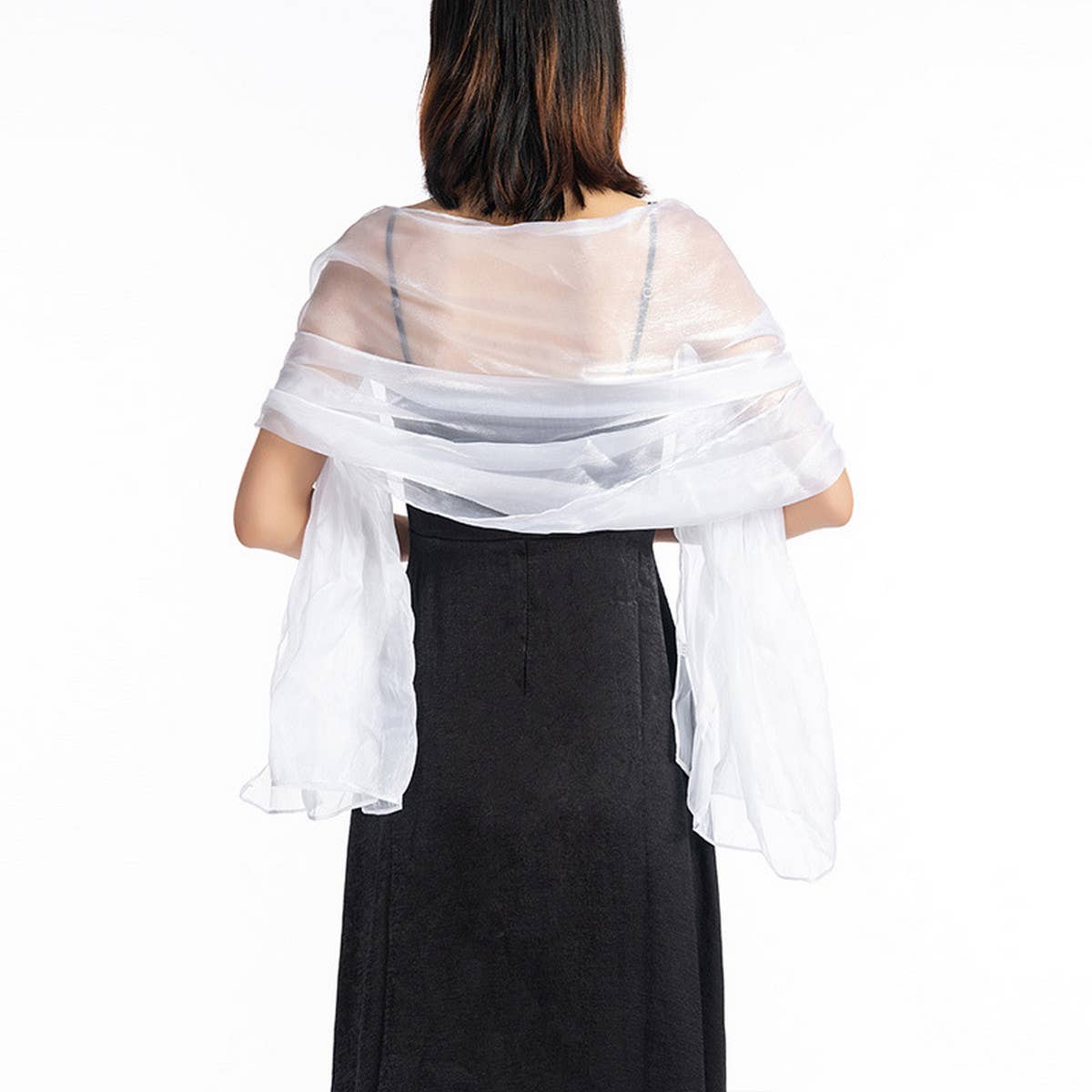 Solid Shawl-Elegant Wrap for Wedding & Party Looks_CWASC1074