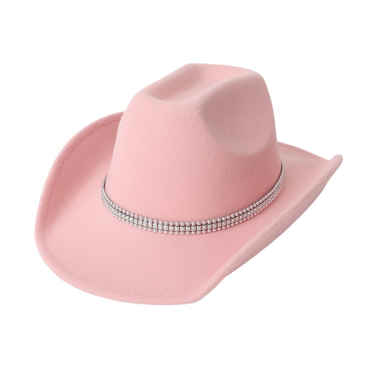 Felt Western Cowboy Hat for Music Party Nights_CWAH3632