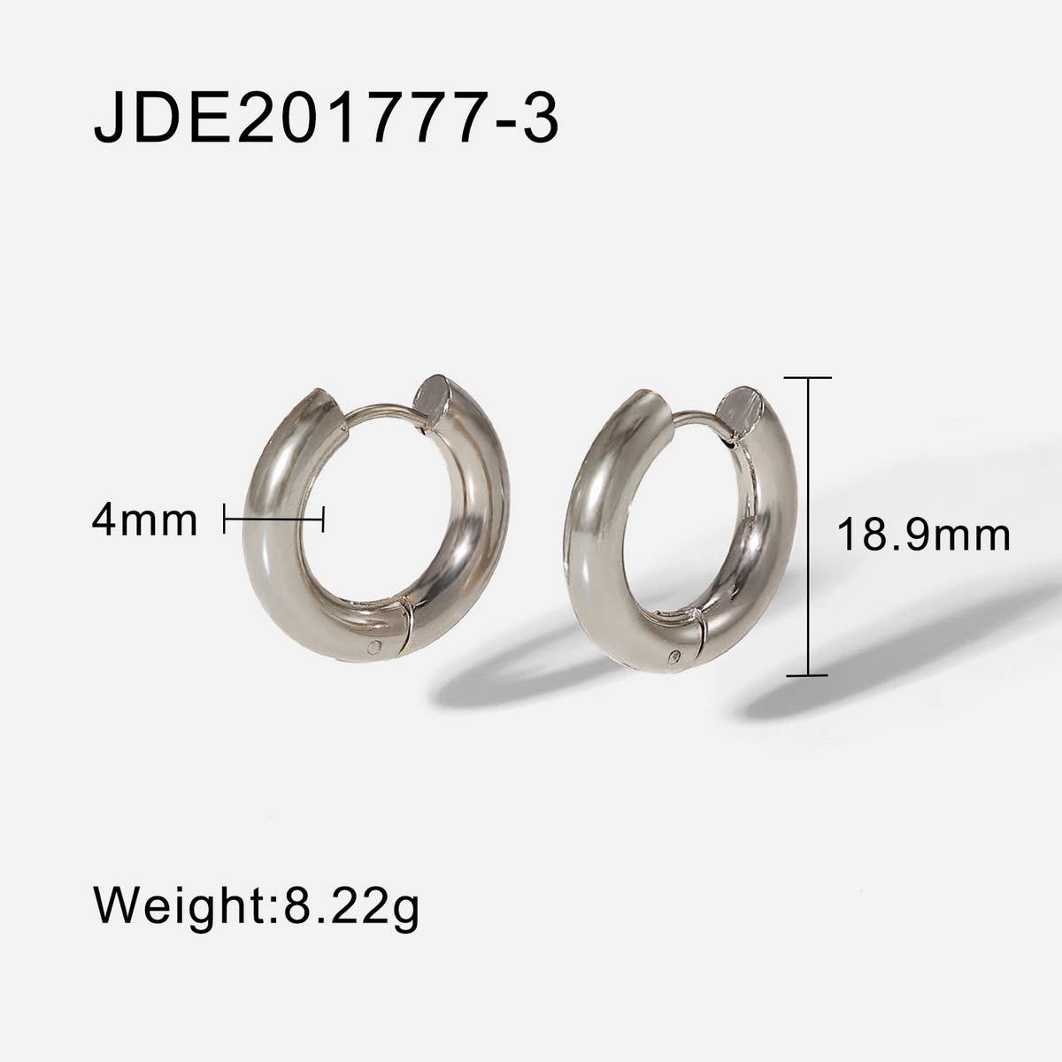 FASHIONABLE GOLD AND SILVER PLATED EARRINGS