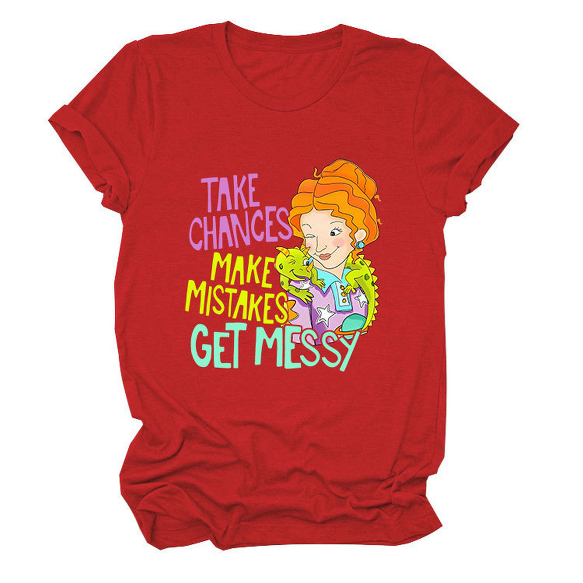 Positive Message Tee ?œTake Chances??Print_CWTTS1484