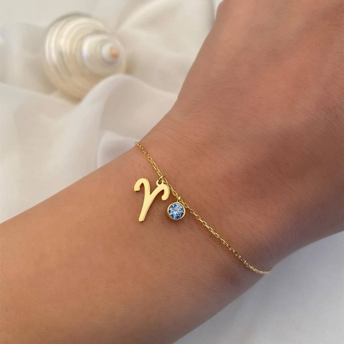 12 ZODIAC SIGNS ZIRCON HOROSCOPE RUNE BRACELET_CWAJE1611