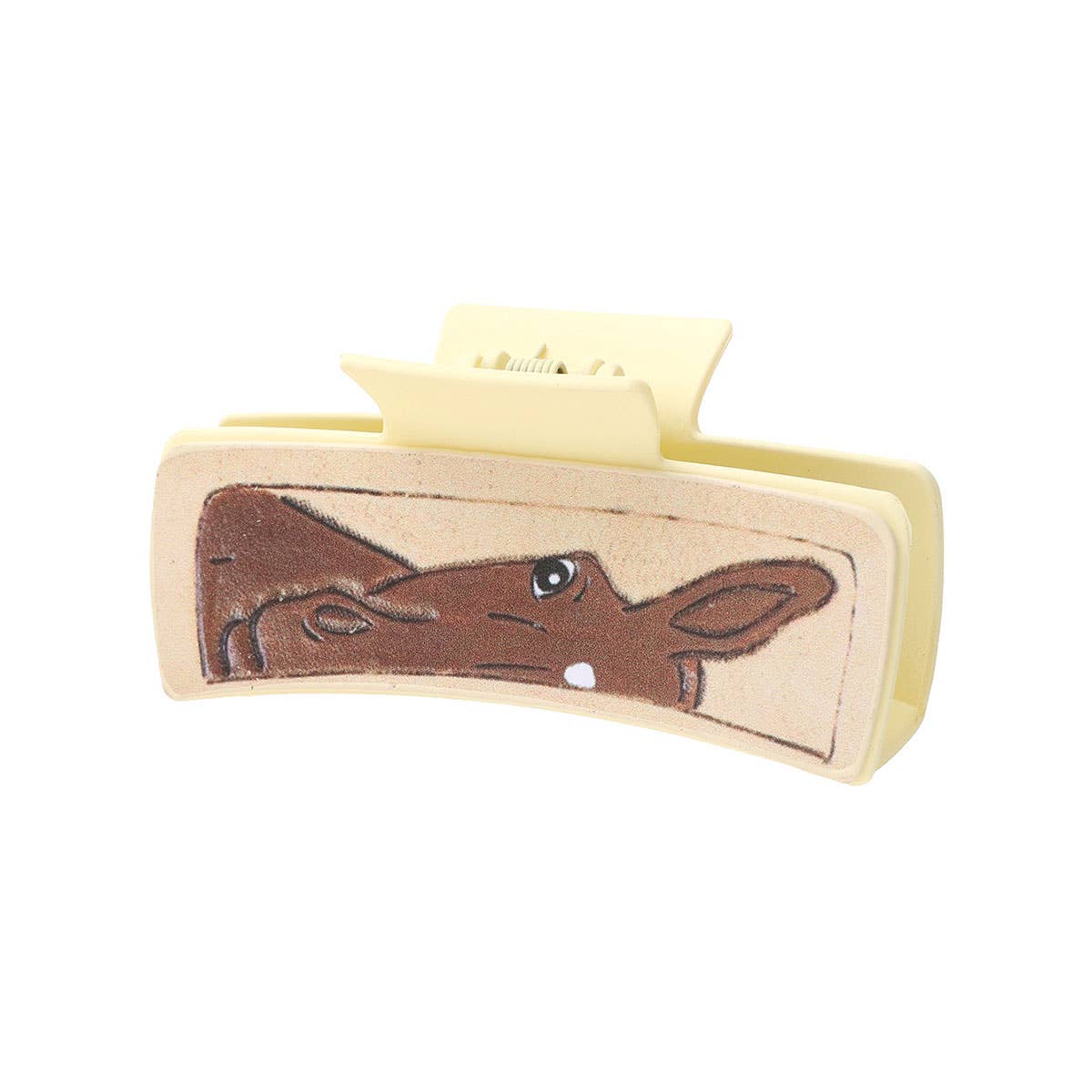 HORSE HEAD PATTERN LEATHER WESTERN HAIR CLAW CLIPS