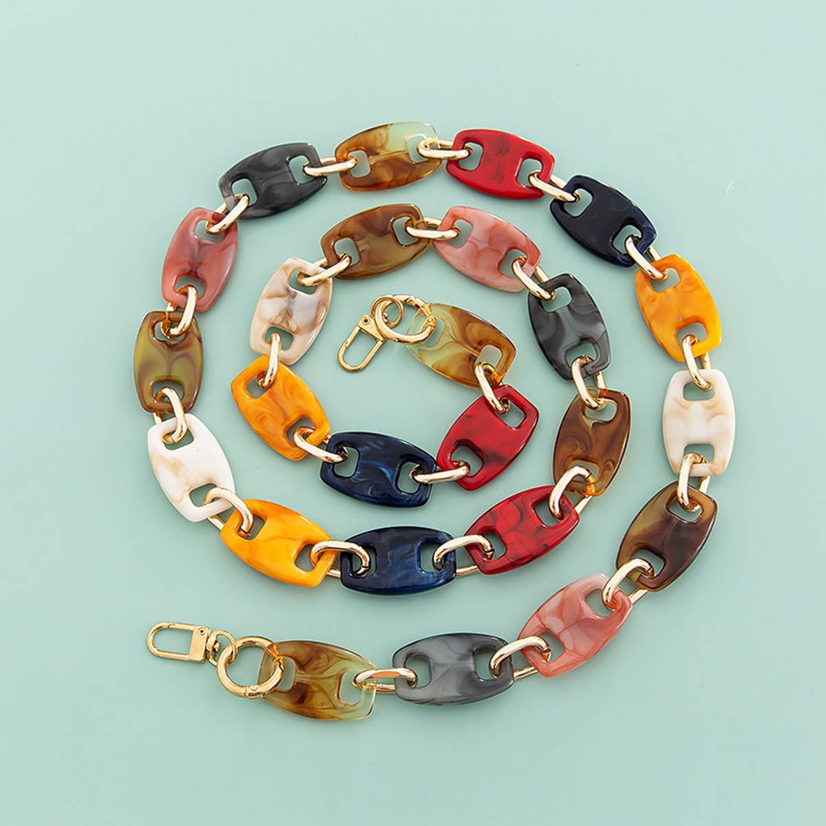 47.24"Mixed-Color Bag Chain,Phone Case Strap_CWMM5091