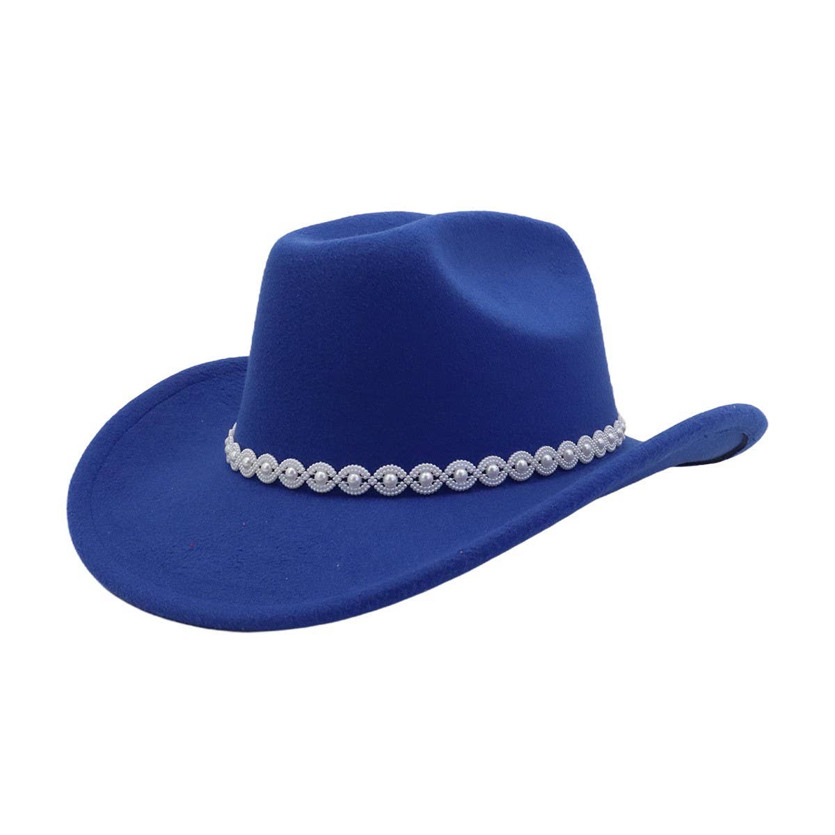 Autumn Winter Wool Fedora Hat Western Cowboy_CWAH04463