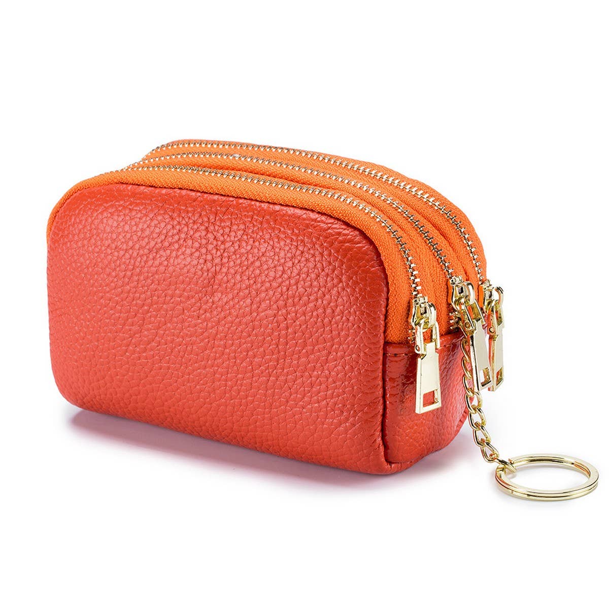 MULTIFUNCTIONAL HEADER COWHIDE MINI COIN PURSE_CWAB3893