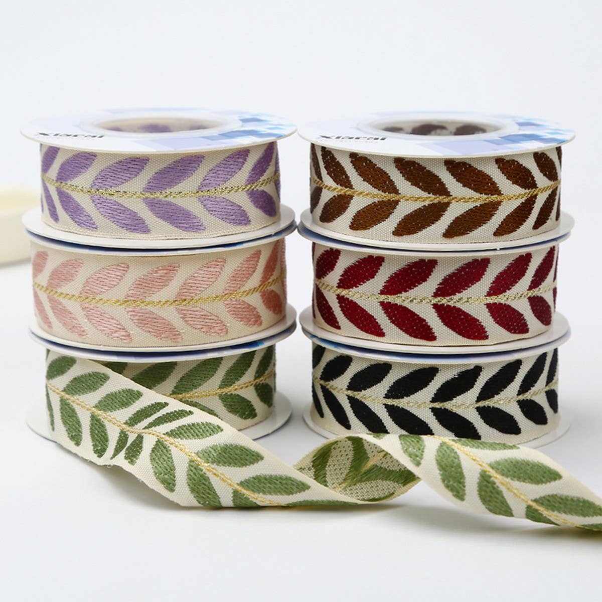 LEAF EMBROIDERY RIBBON EDGING RIBBON RIBBON