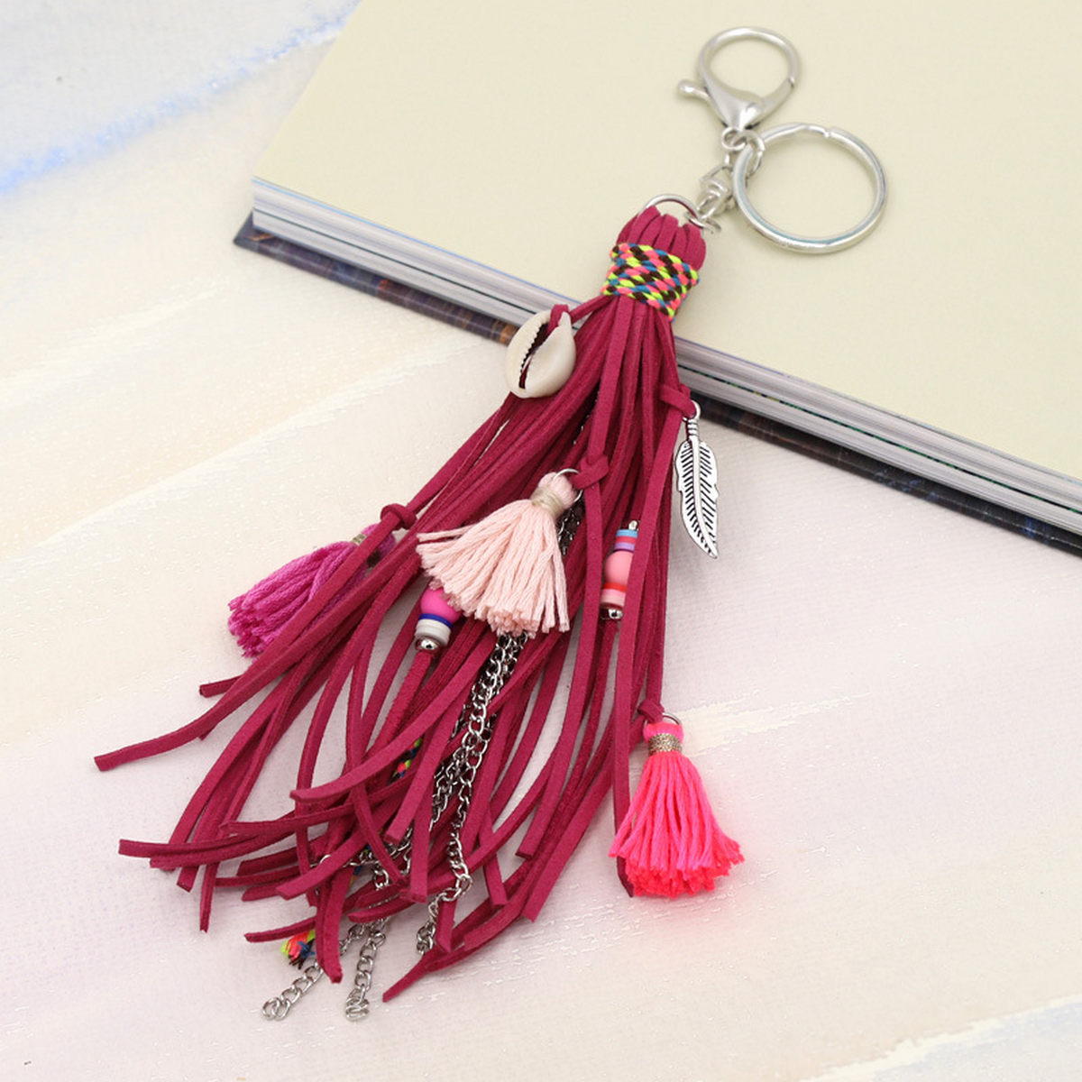 CUTE BOHEMIAN STYLE KEYCHAIN BAG PENDANT