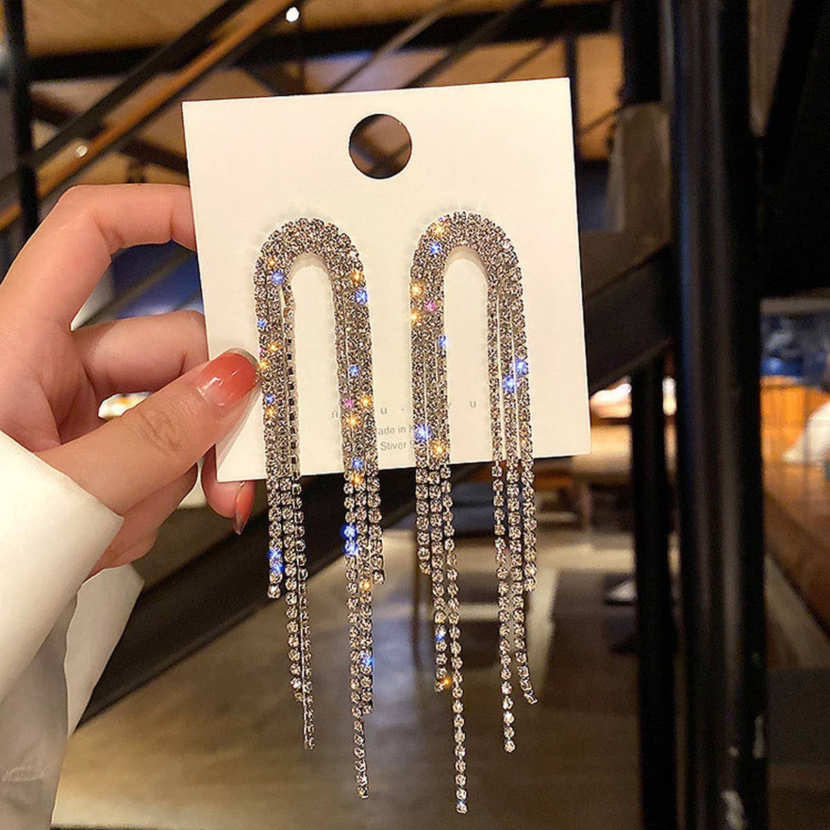 COLD STYLE SILVER HIGH-END EARRINGS
