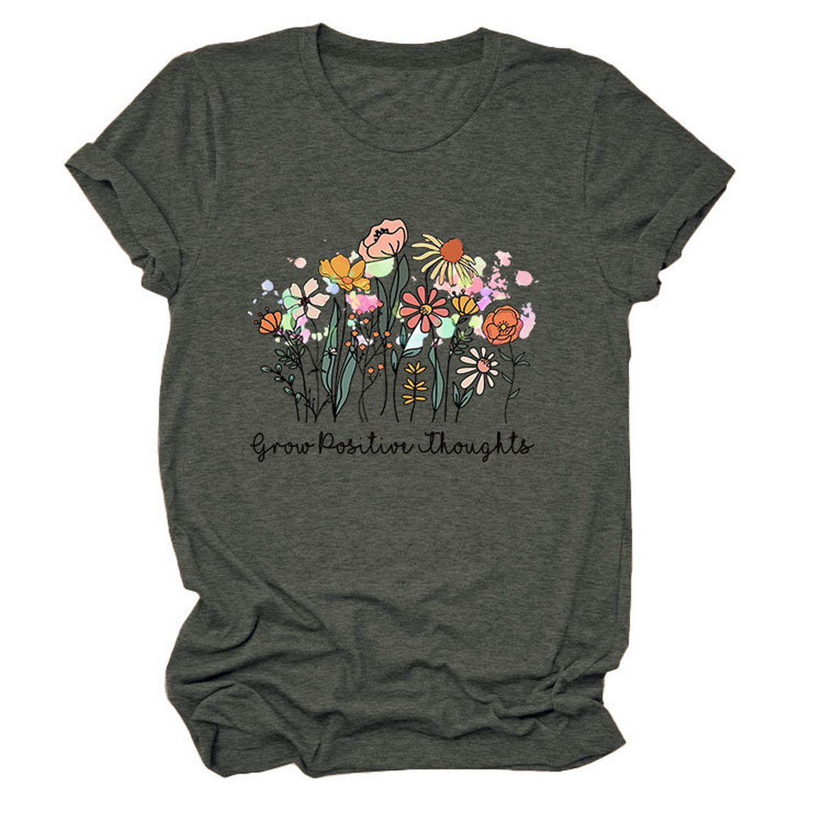 Women??¢s Casual Crew Neck T-Shirt, Soft Fit_CWTTS1488