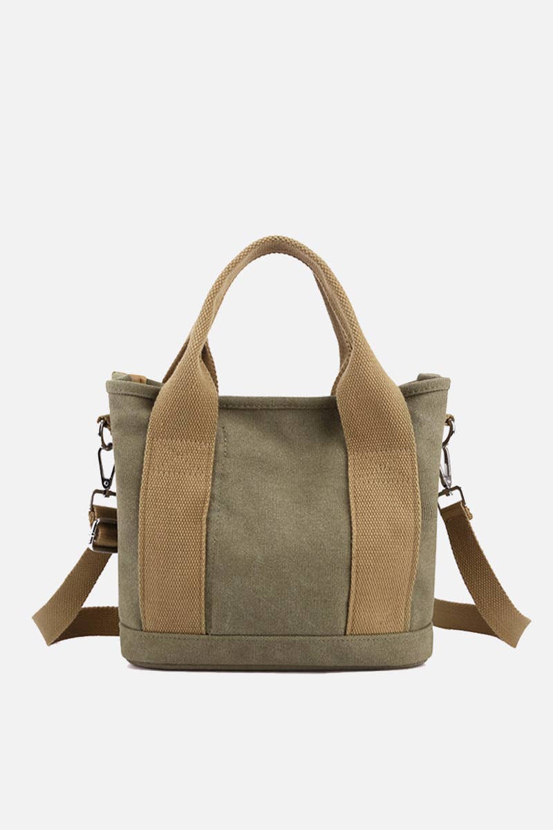 HANDLE LINE CANVAS CROSS BODY BAG_CUAB0101