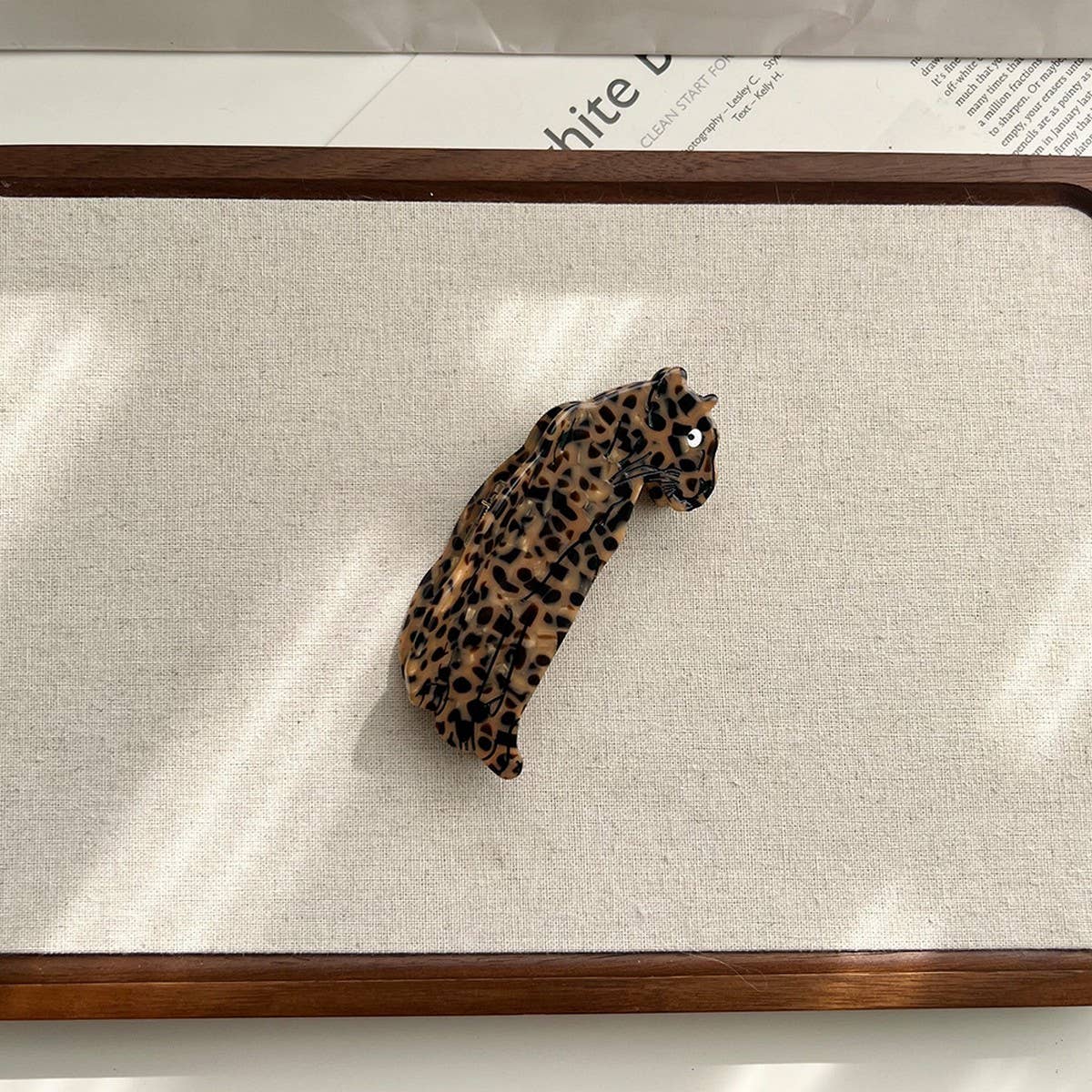 Leopard Acetate Hair Claw ? Bold Animal Print Clip