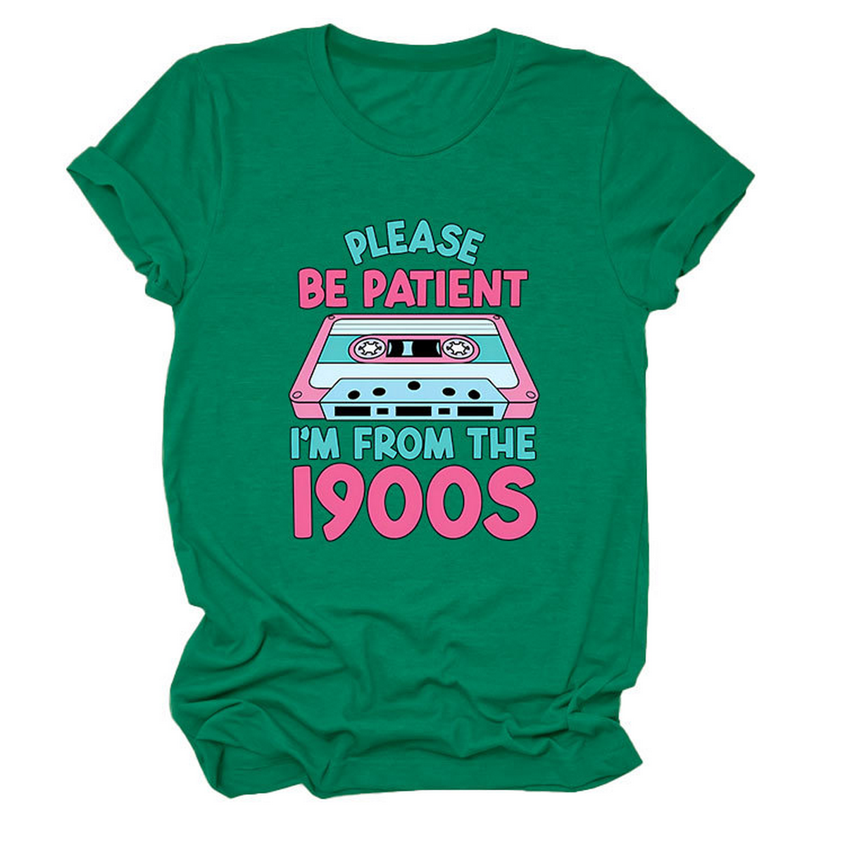 Women?™s Tee ??Please Be Patient Letter Print_CWTTS1501