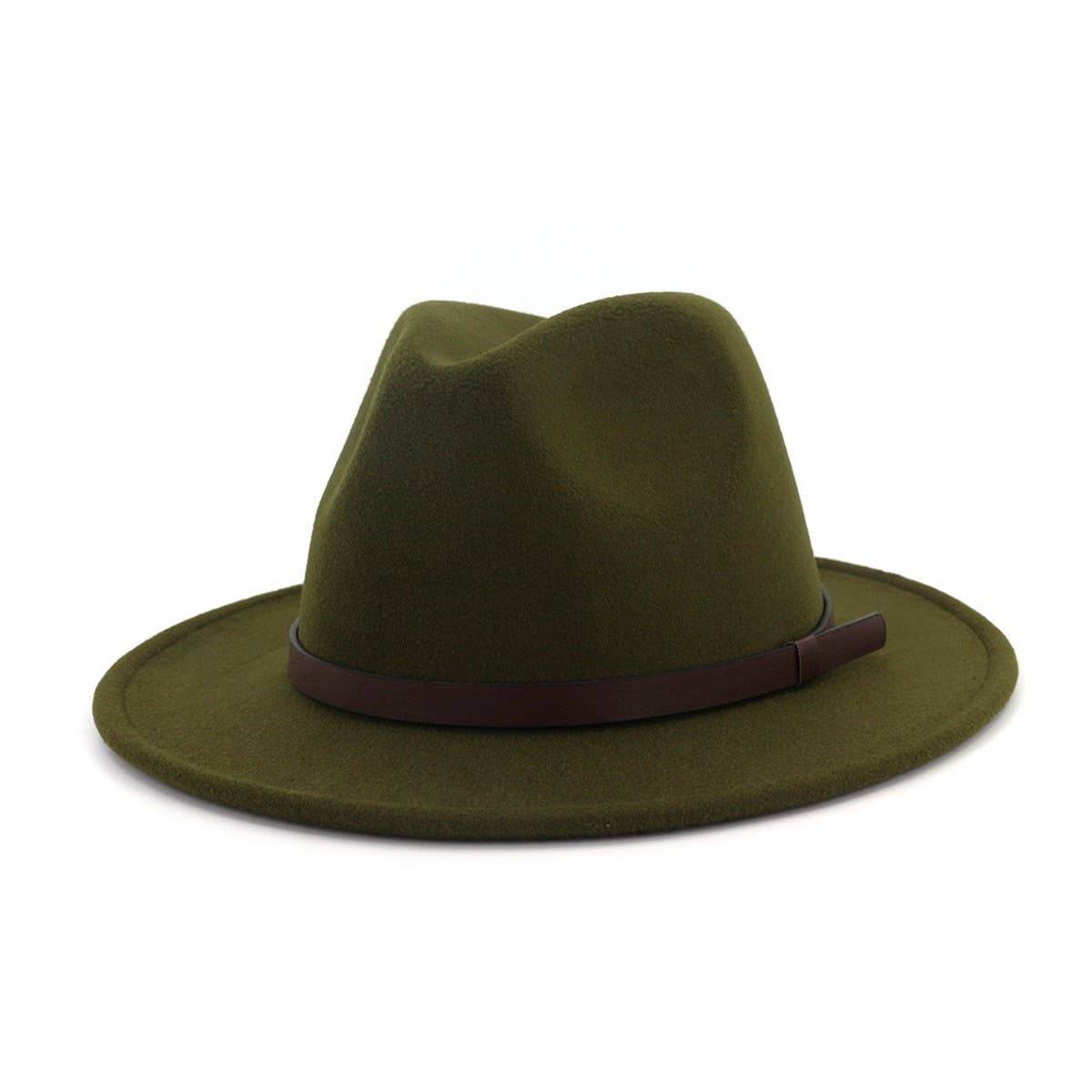 EUROPEAN AND AMERICAN FLAT BRIM HAT JAZZ HAT_CWAH1780