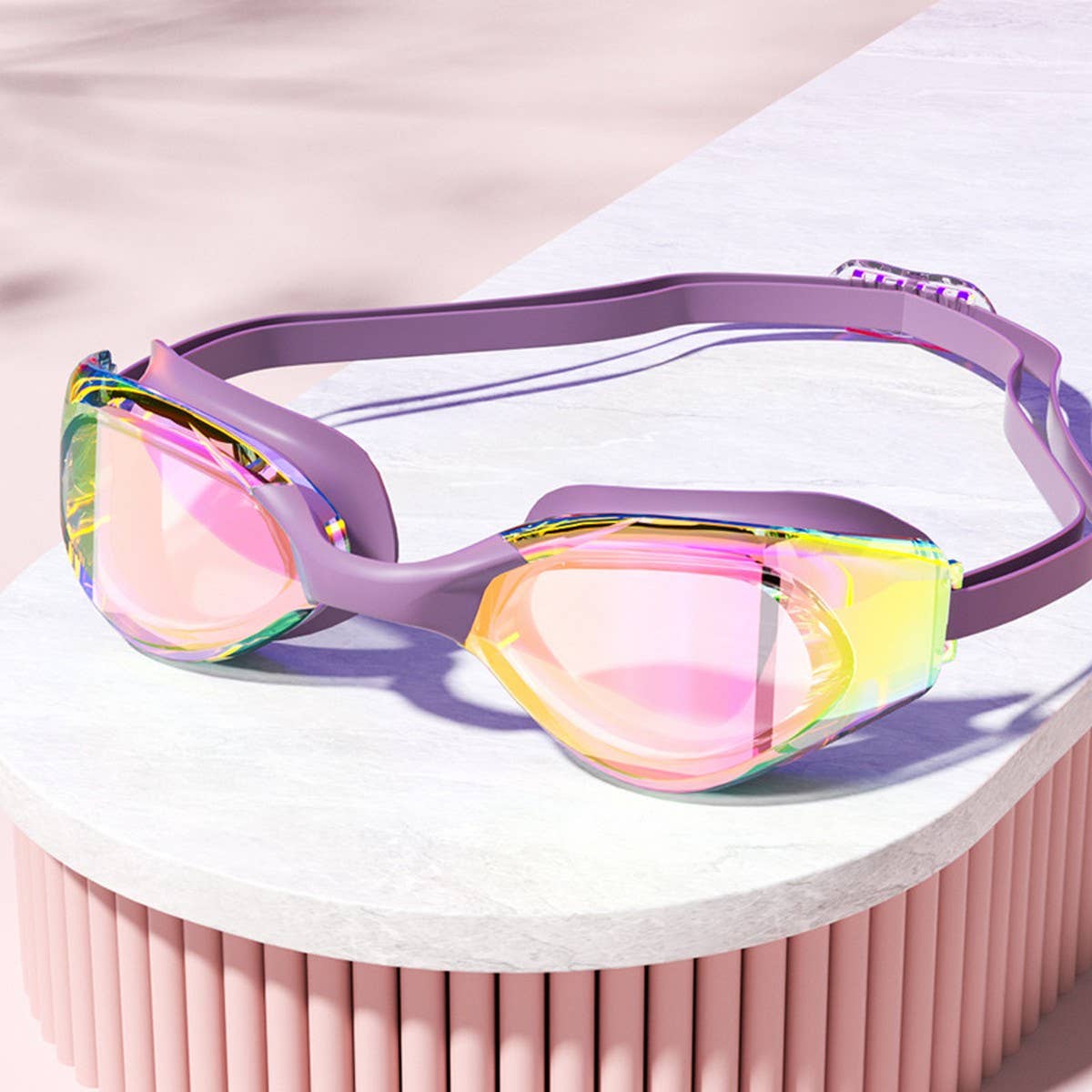 Pro Anti-Fog Swim Goggles for Adults ?“Racing Style_CWMM6637