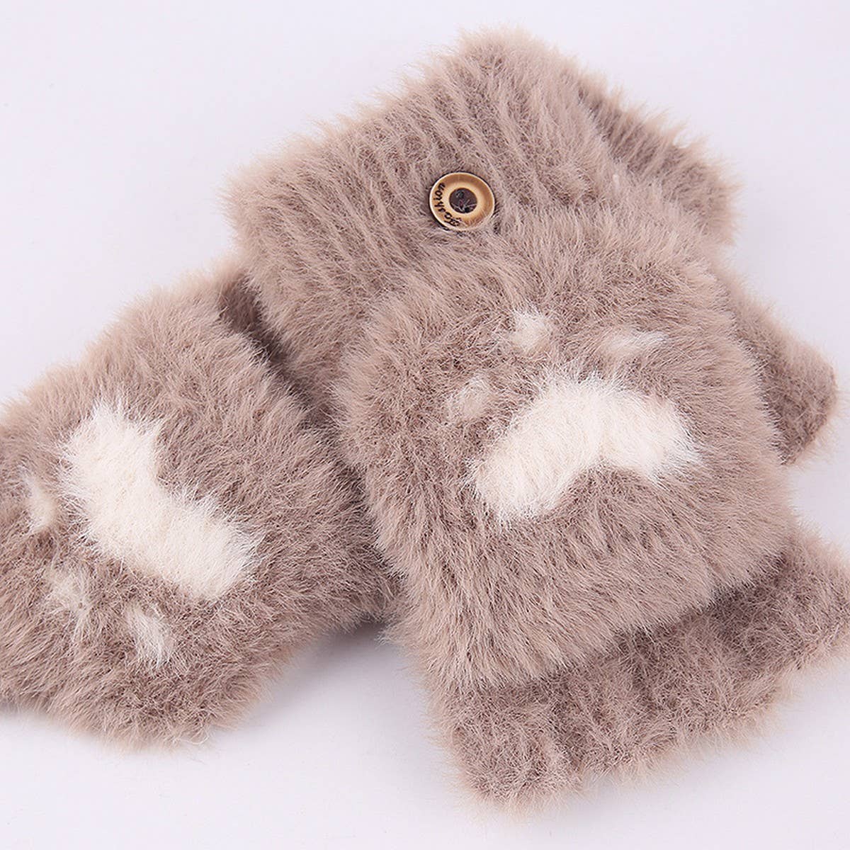 NEW WOMEN'S FLAP KNITTED FINGERLESS GLOVES_CWAG0247
