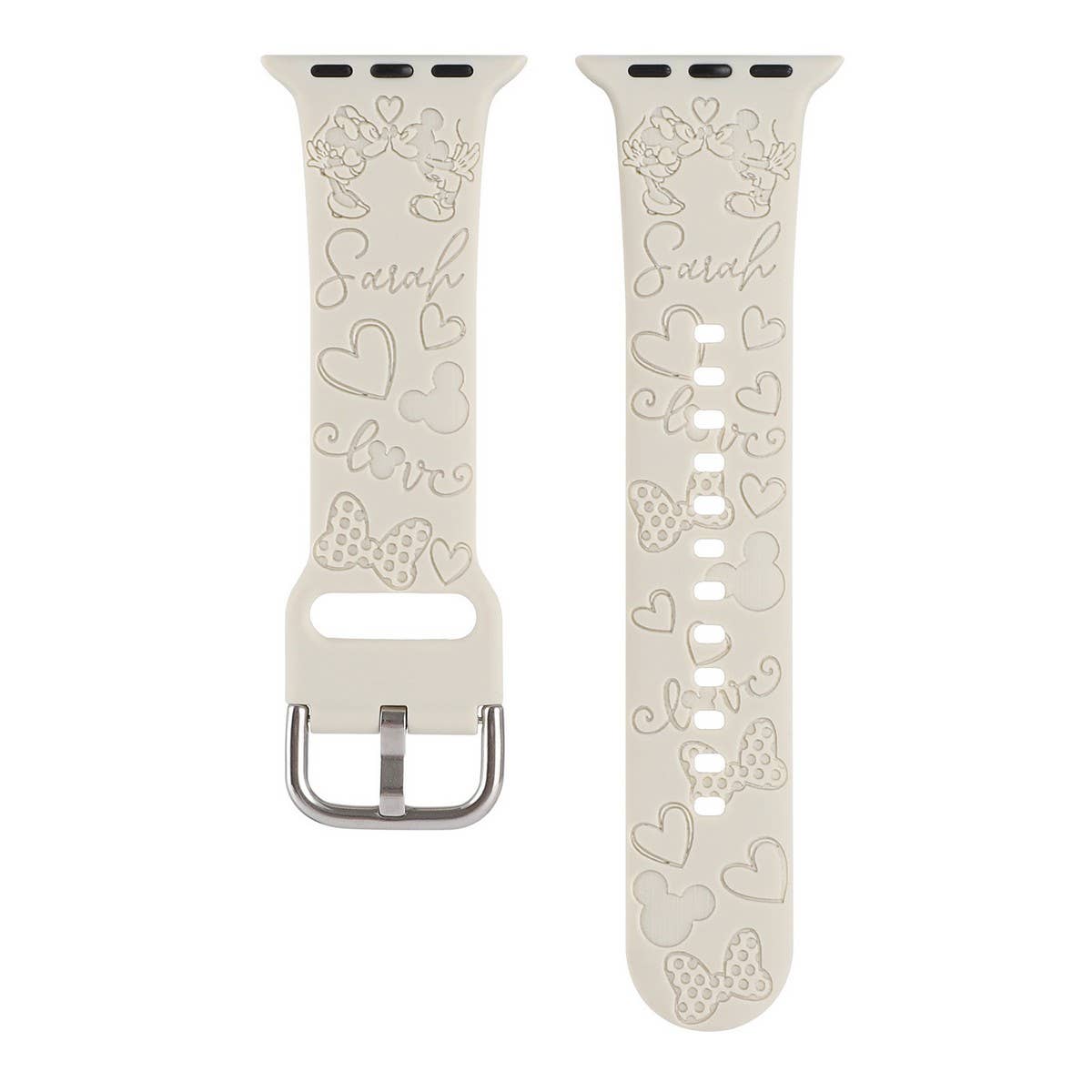 IWATCH8-1 ENGRAVED SILICONE APPLE WATCH9 STRAP