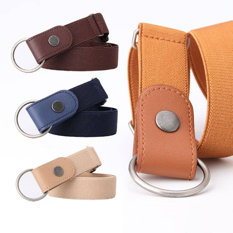 Waist-cinching invisible belt without perforation