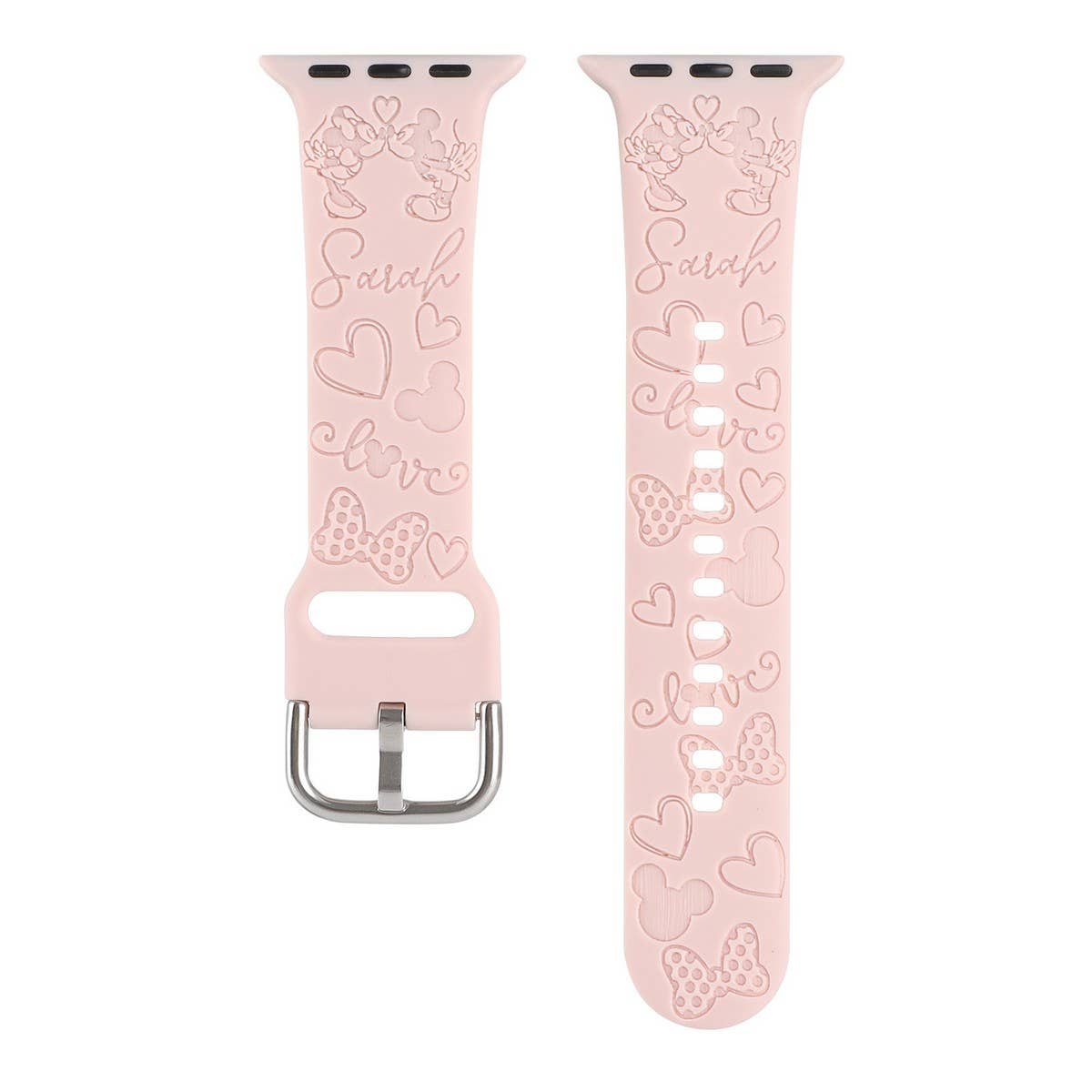 IWATCH8-1 ENGRAVED SILICONE APPLE WATCH9 STRAP