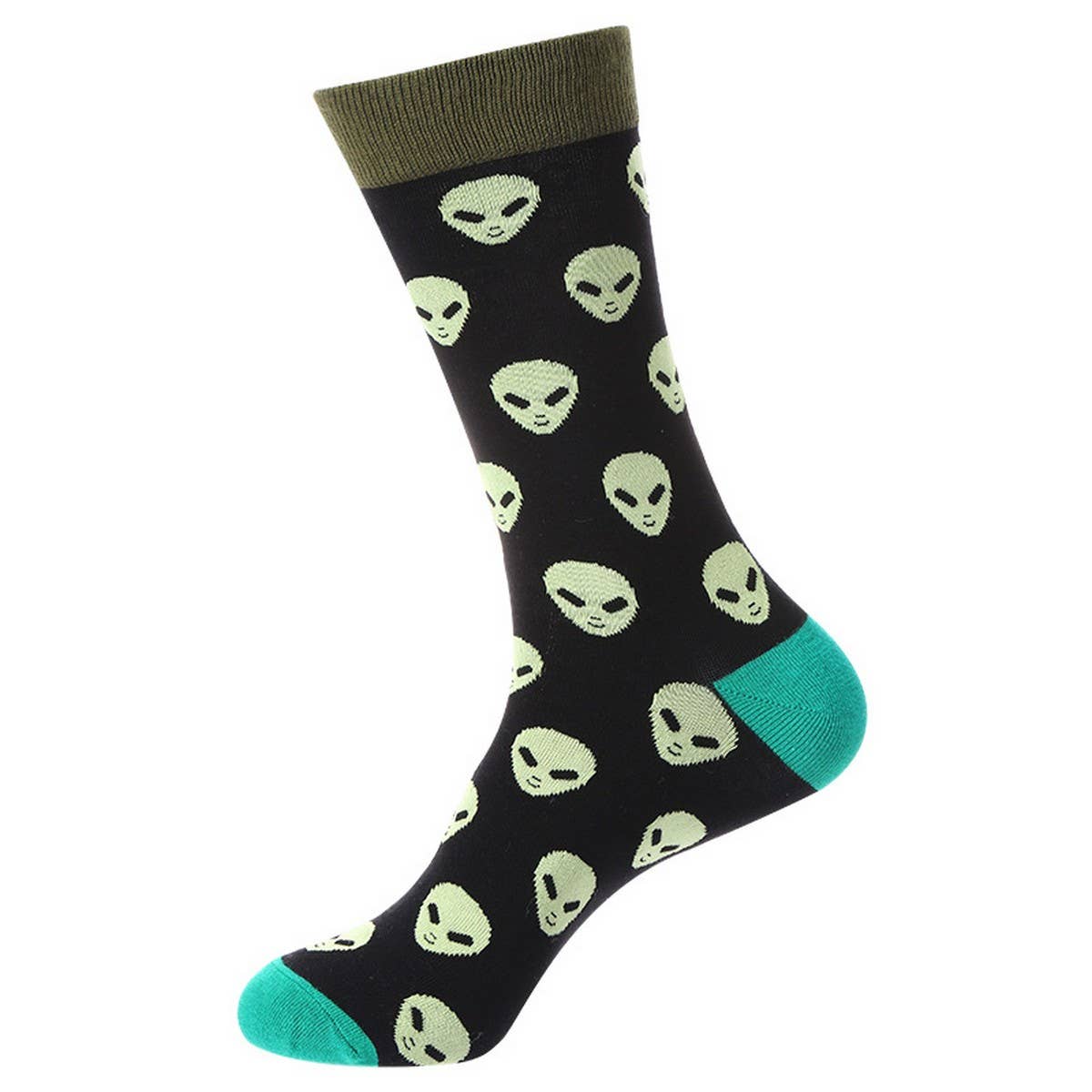 LARGE SIZE MEN'S TRENDY MID-CALF SOCKS_CWMS1015