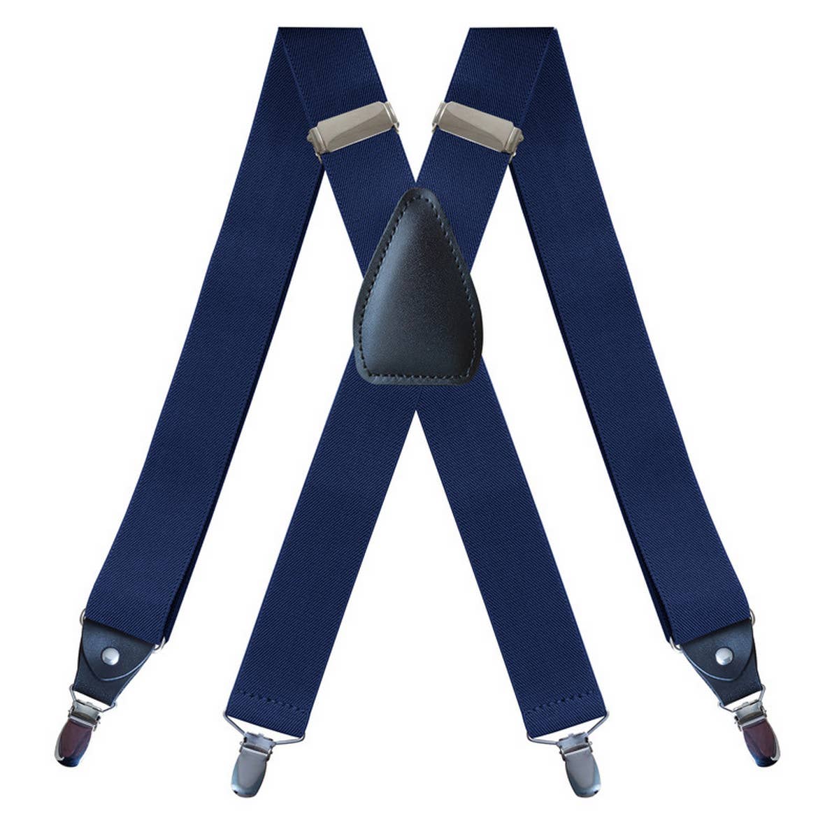ADJUSTABLE ELASTIC 4-CLIP X-TYPE SUSPENDER CLIP_CWMM1111