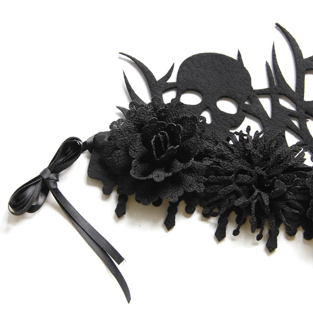 HALLOWEEN WITCH DEMON SKULL FLOWER CROWN