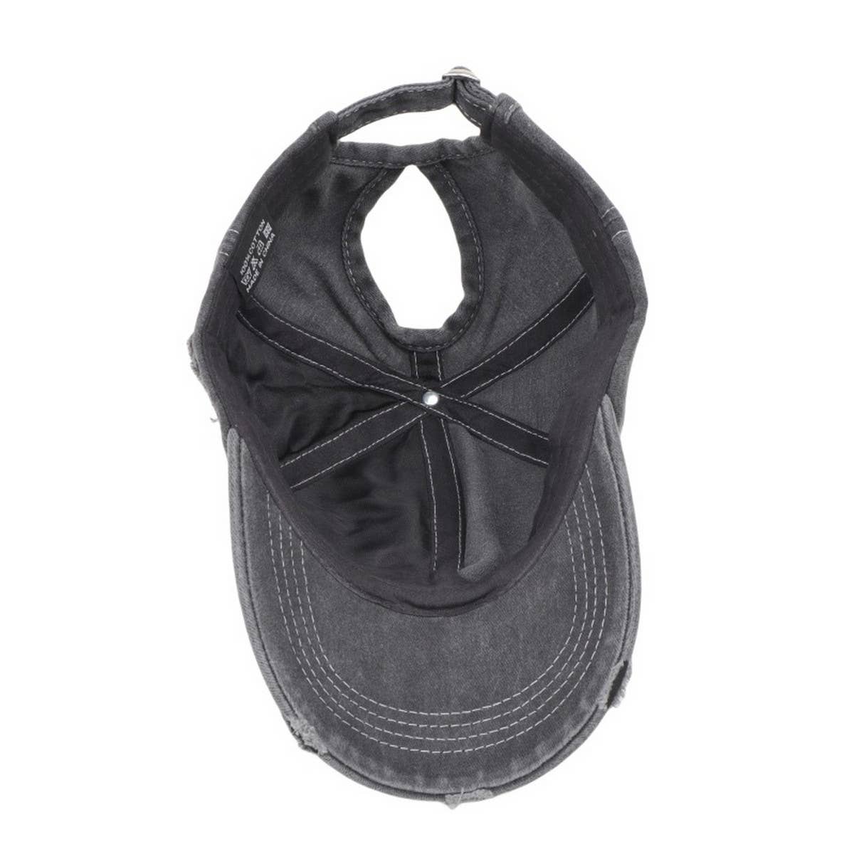 Women's Star Sequin Baseball Cap, Sun Hat CWAH1126