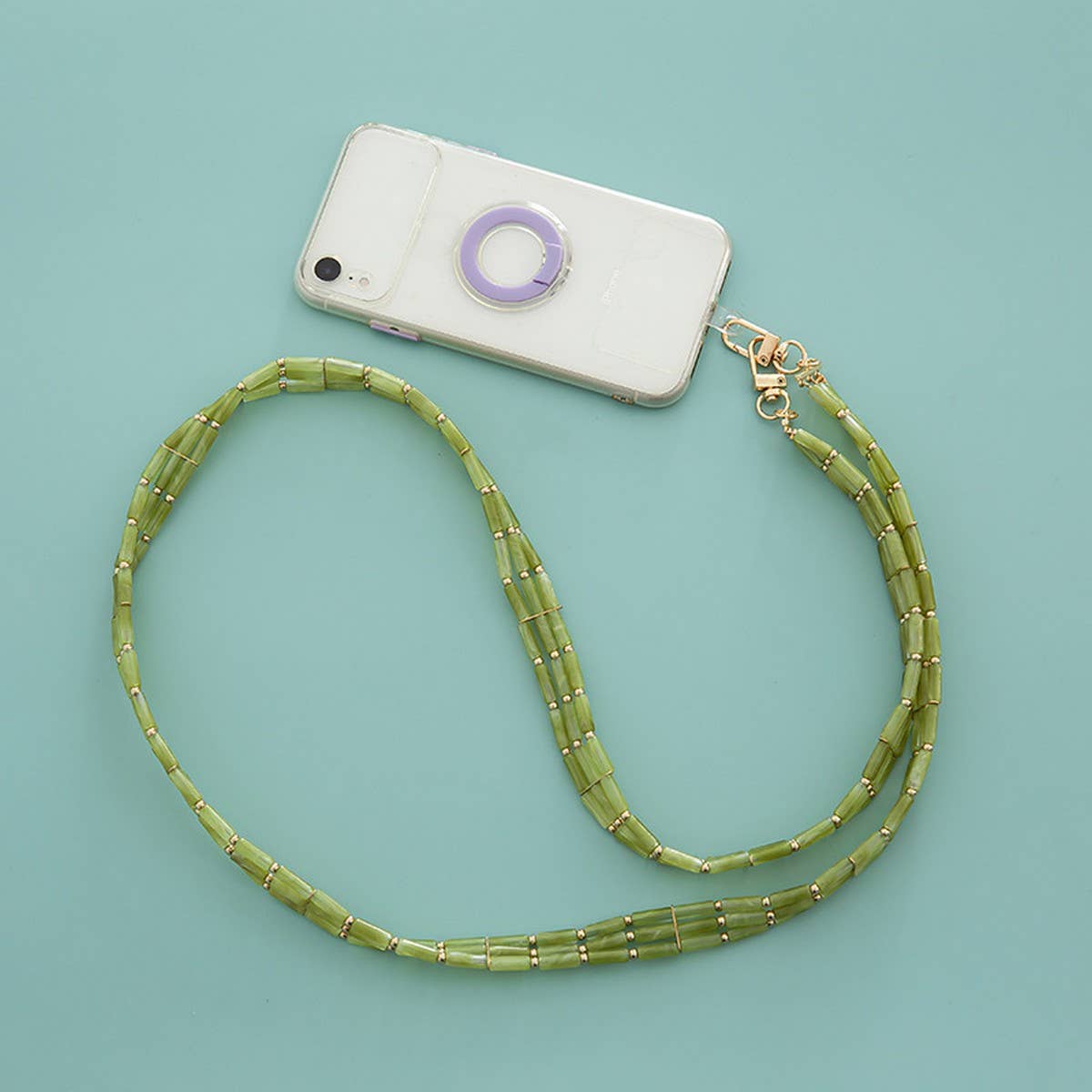 Bamboo Style Acrylic Long Crossbody Handbag Strap_CWMM5118