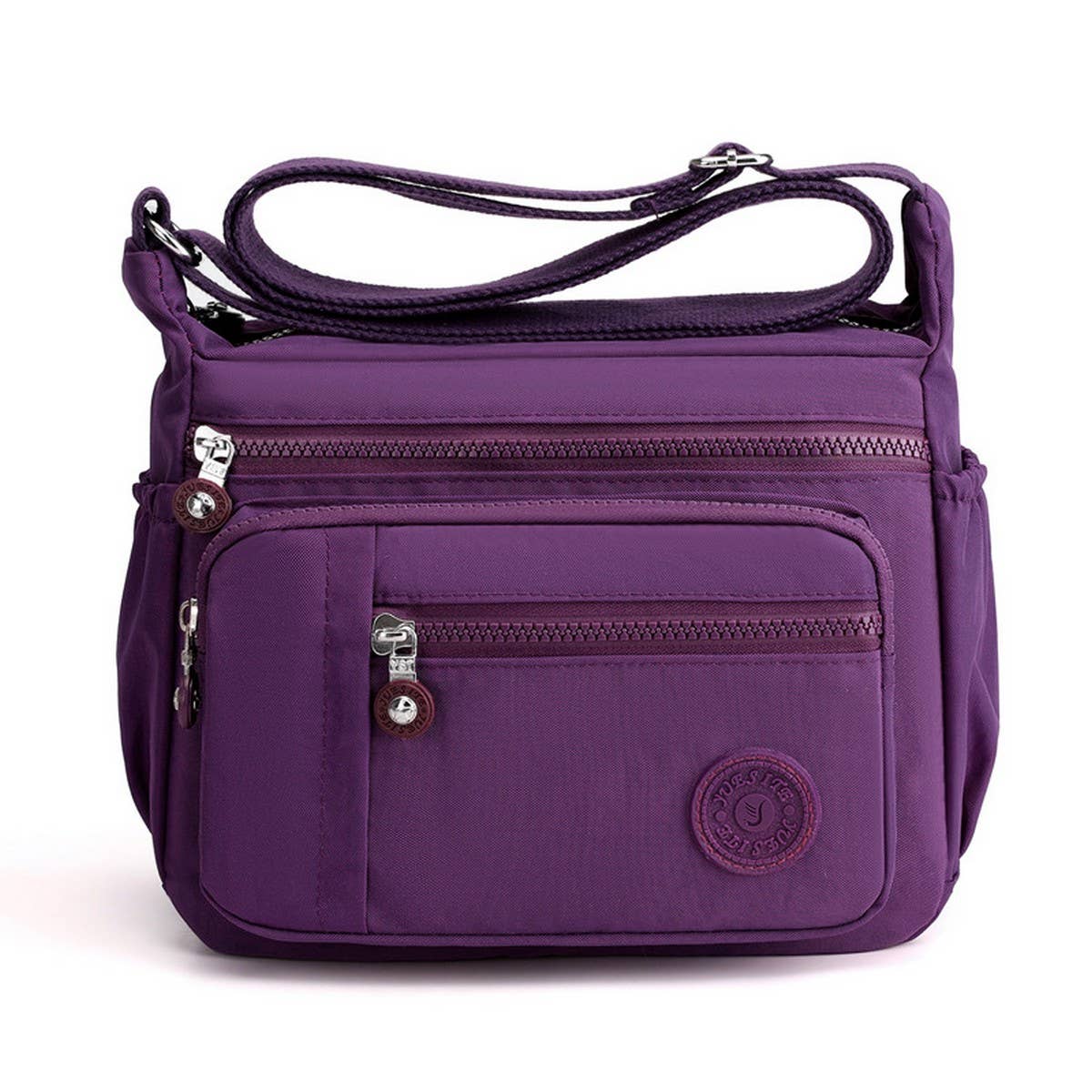 SIMPLE FASHIONABLE NYLON CROSSBODY SHOULDER BAG_CWASC1734