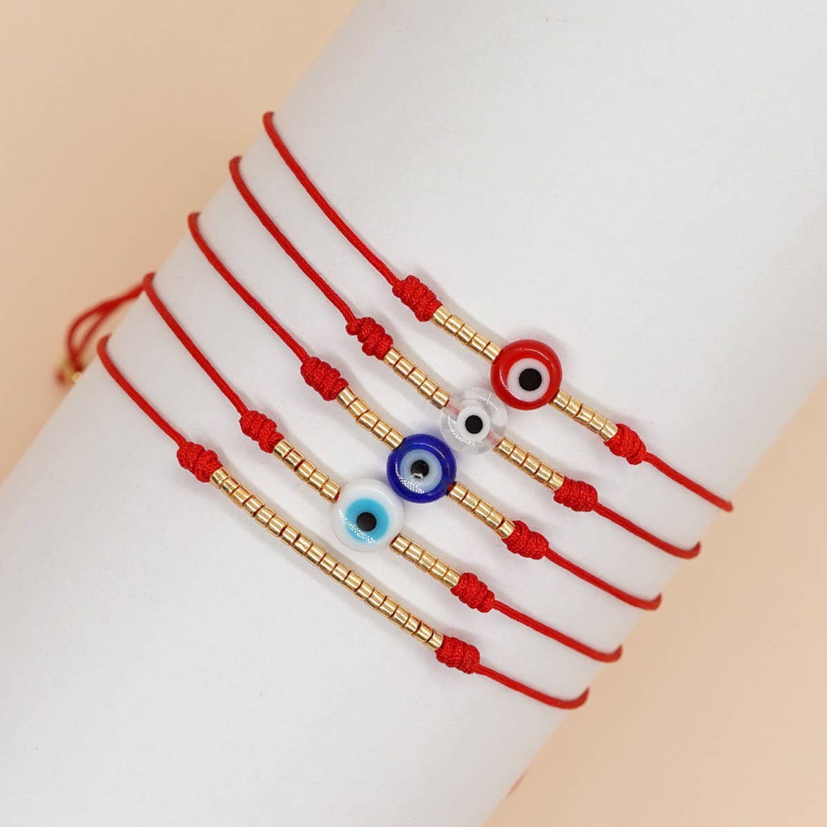 VINTAGE MIYUKI GOLD MILLET BEAD BRACELET_CWAB4636