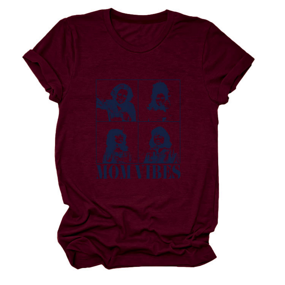 Trendy Casual Women's Crew Neck T-Shirt