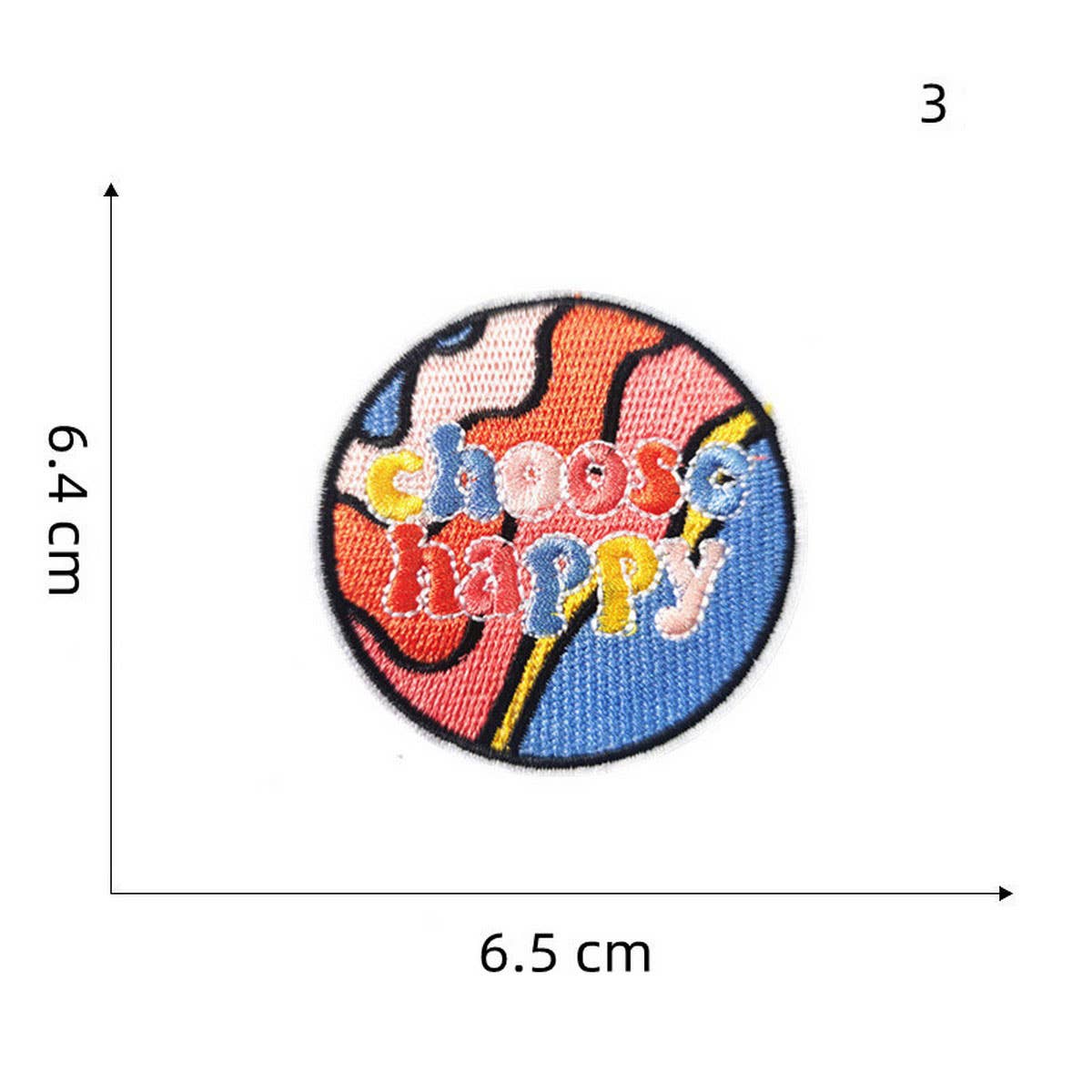 EMBROIDERED CARTOON PLANET EMBROIDERY PATCH