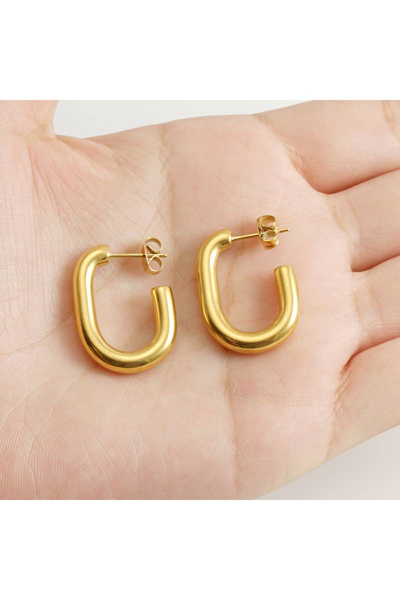 18K GOLD PLATED STAINLESS STEEL EARRINGS_CWAJE0383