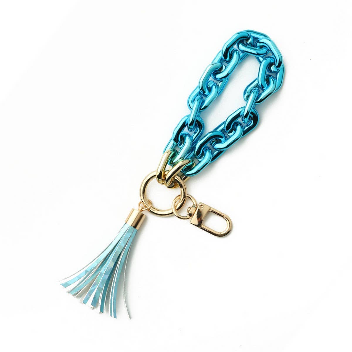 Silicone Bead Bracelet with Beech Wood Keychain_CWAB5012