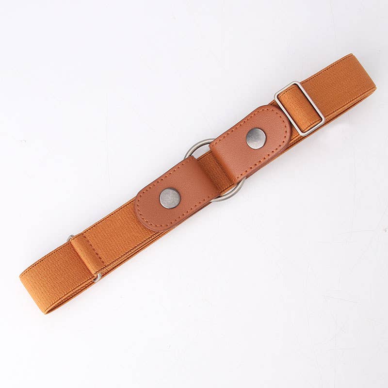Waist-cinching invisible belt without perforation