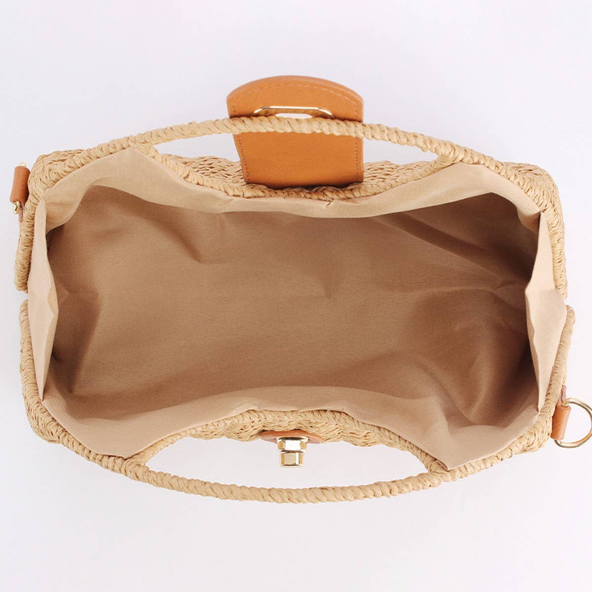HIGH-END FASHIONABLE PAPER ROPE WOVEN BAG_CWAB4710