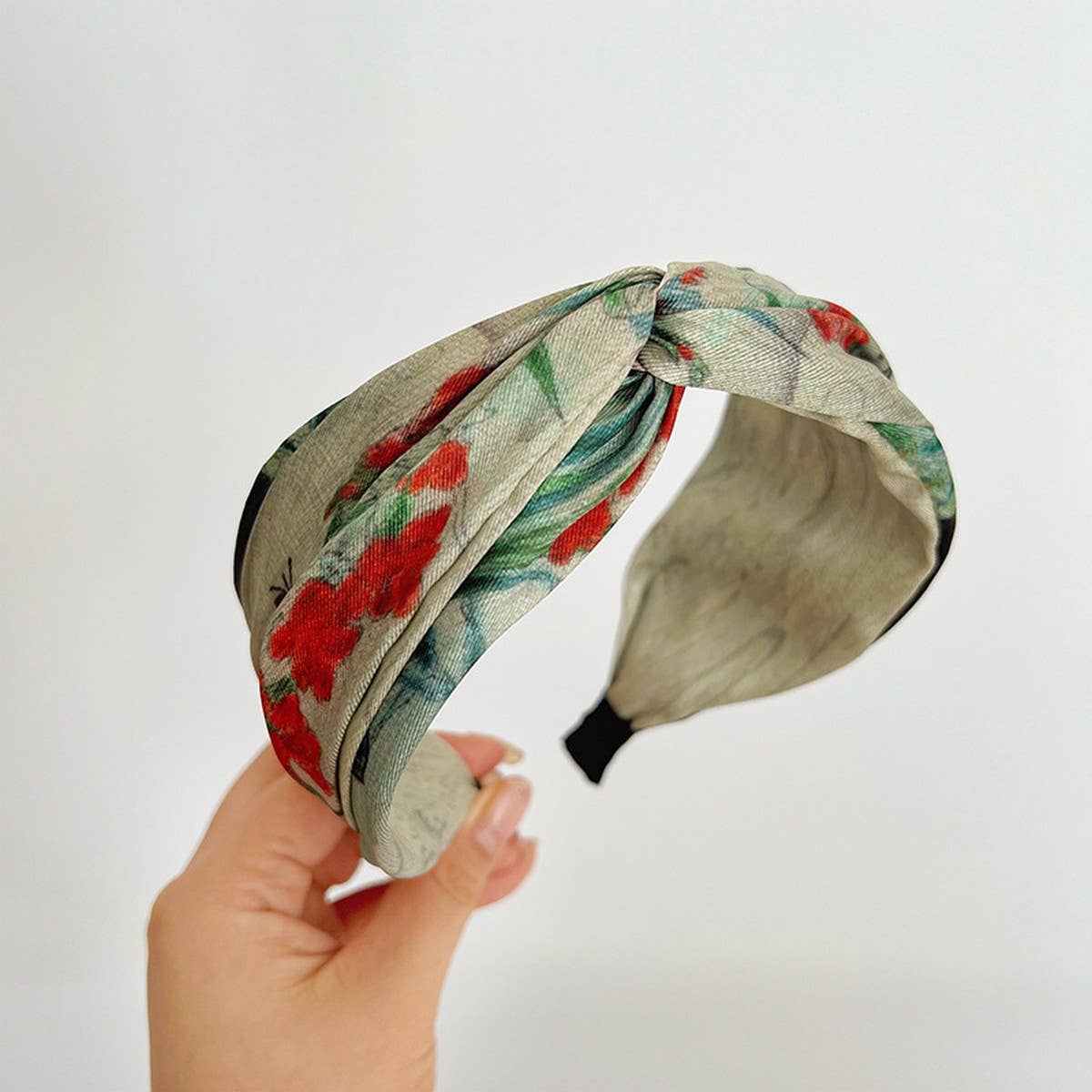 RETRO OIL PAINTING WIDE BORDER VERSATILE HEADBANDS_CWAHA1150