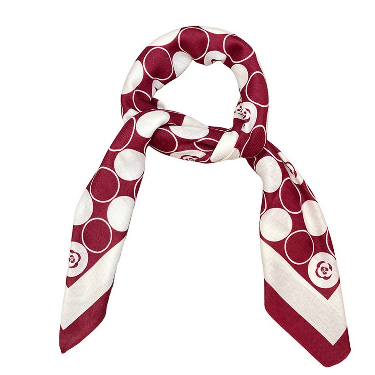 Herringbone Velvet Scarf ? 90cm Soft Winter Wrap